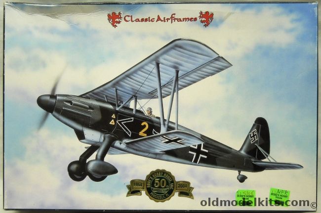 Classic Airframes 1/48 Arado Ar-68 E/F - Luftwaffe III./JG 132 Juterbog-Damm Autumn 1938 / 10(N)/JG53 1939-40 / 10(N)/JG53 1939, 453 plastic model kit